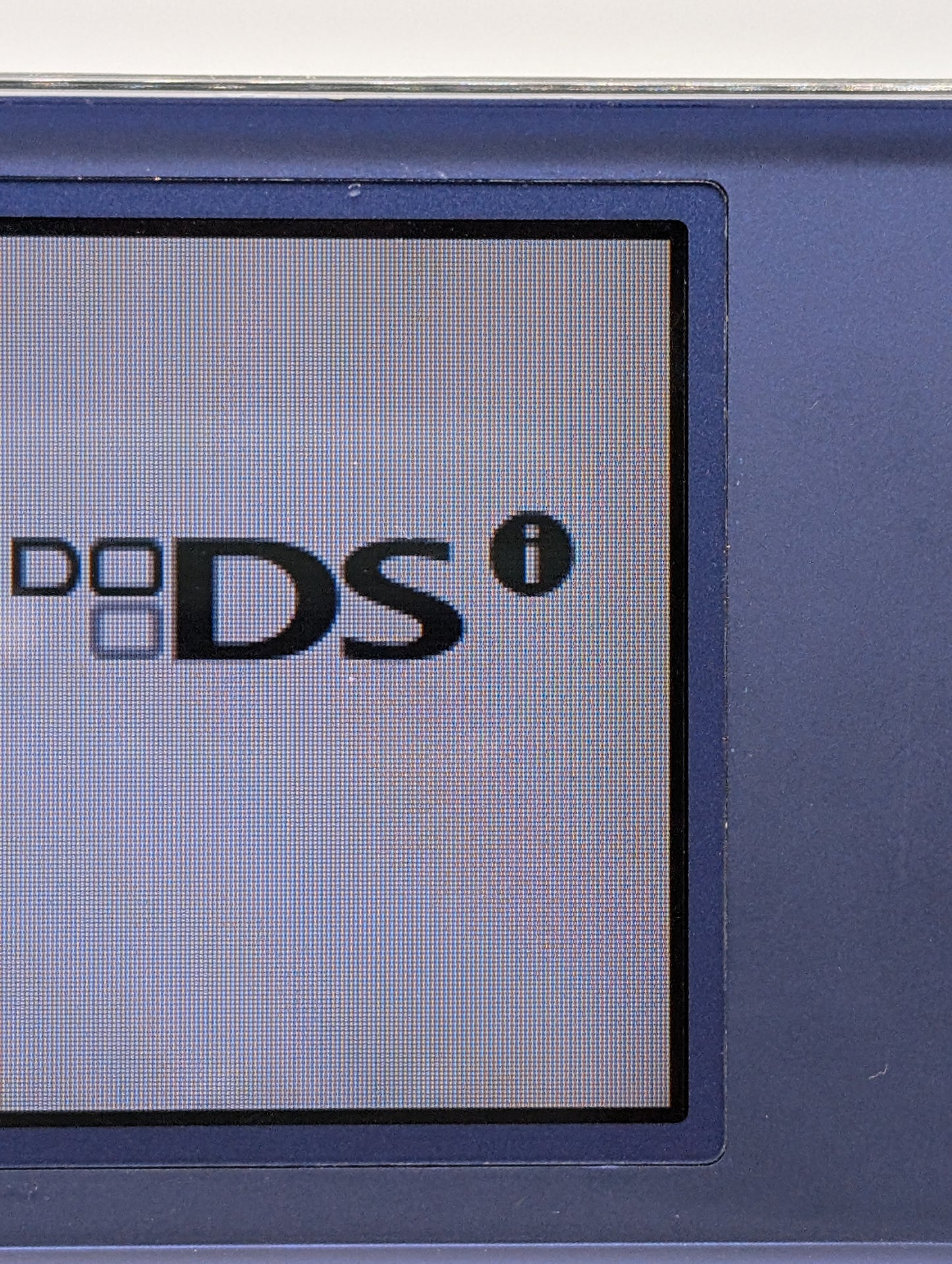 Nintendo DSi Custom Metallic Blue and Transparent White Shell