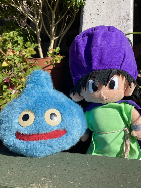 Dragon Quest V Hero Plush 1992 + Slime Plush ENIX