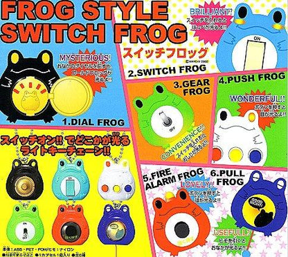 Frog Style Switch Style Keychains Bandai