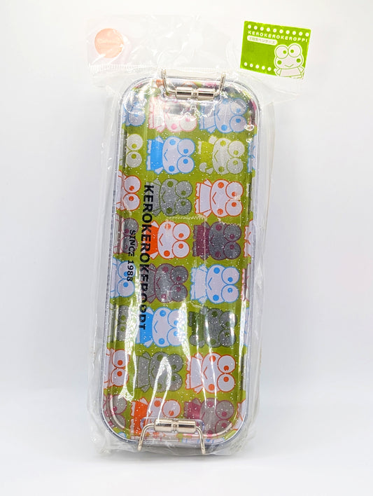 Keroppi Metalic Glitter Pencil Case SanrioStore 2006