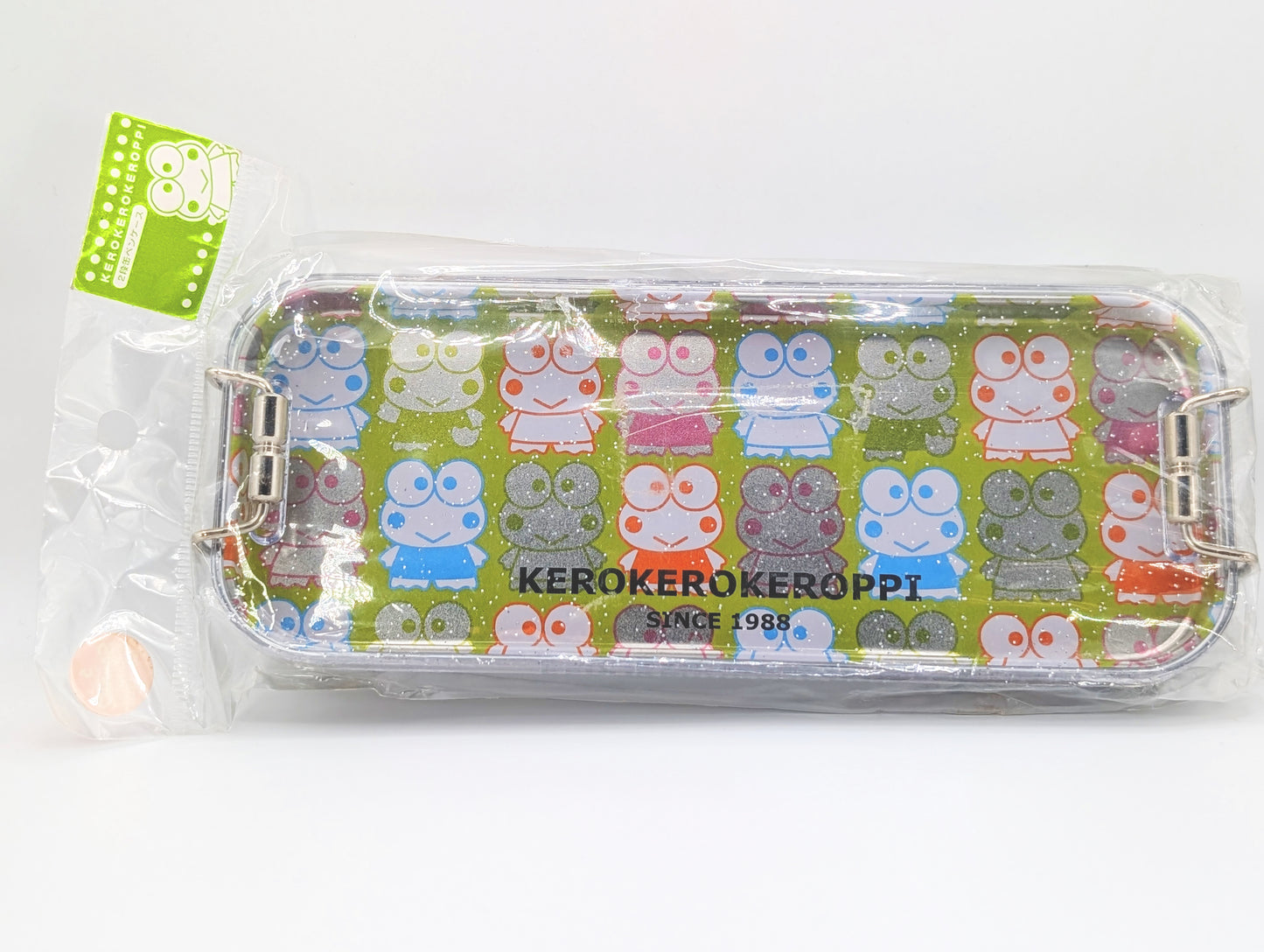 Keroppi Metalic Glitter Pencil Case SanrioStore 2006