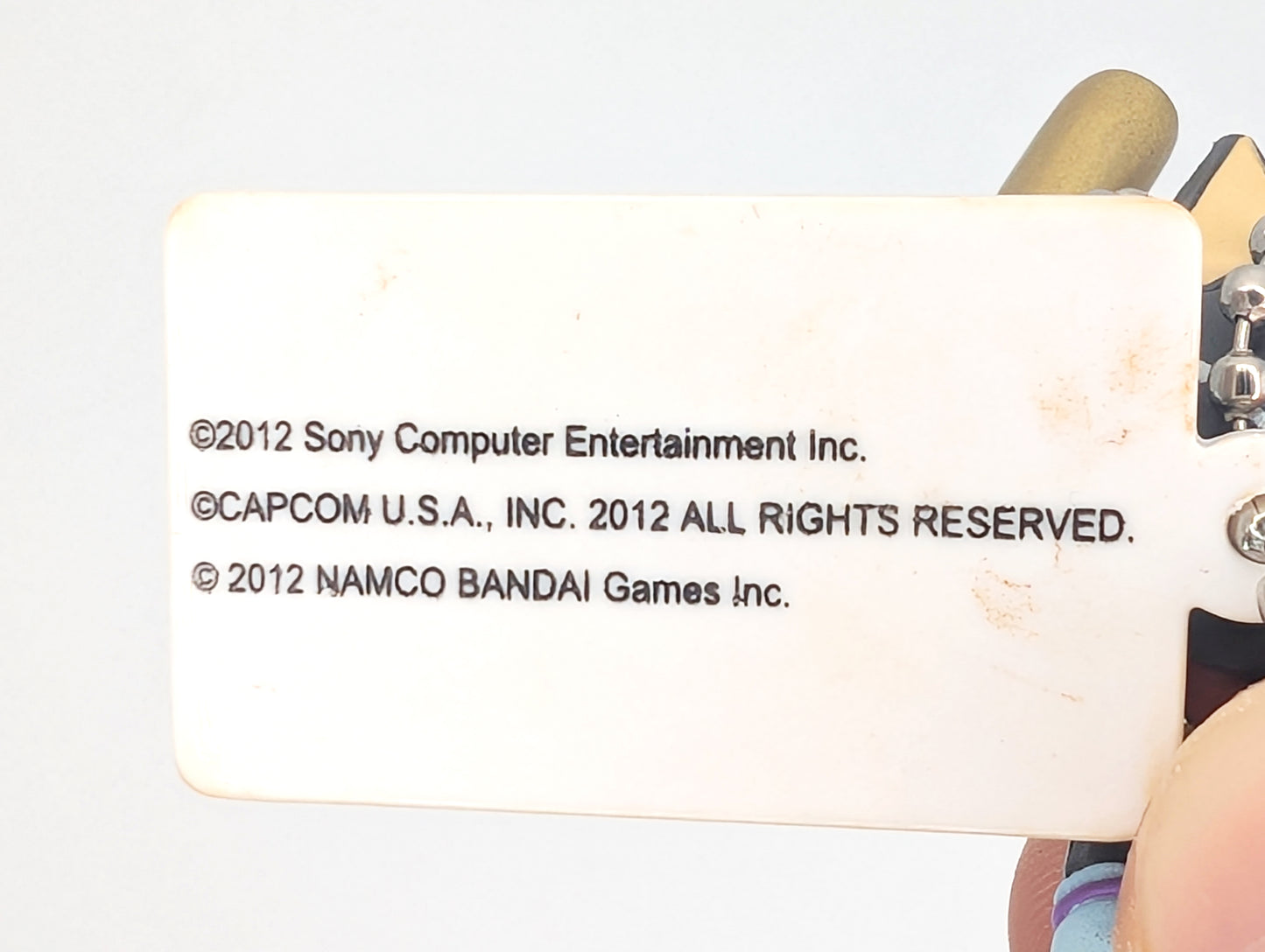 Street Fighter X Tekken Toro Inoue Kuro Keychains TakaraTomy