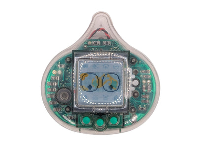 Arukundesu Dragon Quest Slime Pedometer Pet Clear ENIX 1998