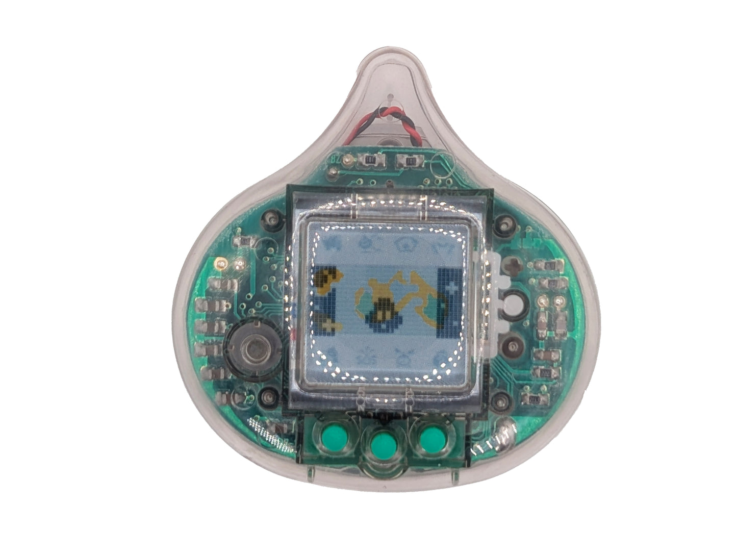 Arukundesu Dragon Quest Slime Pedometer Pet Clear ENIX 1998