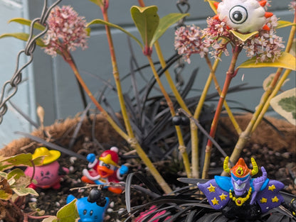 Kirby's Adventure Painted Keshi Figures