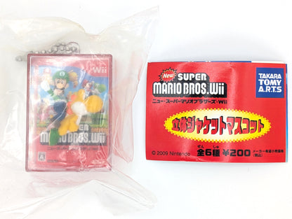 Takara Tomy New Super Mario Bros Wii Spring Jacket Mascot Keychains