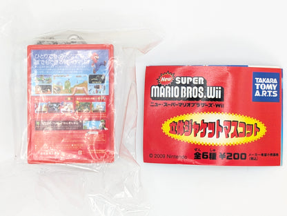 Takara Tomy New Super Mario Bros Wii Spring Jacket Mascot Keychains