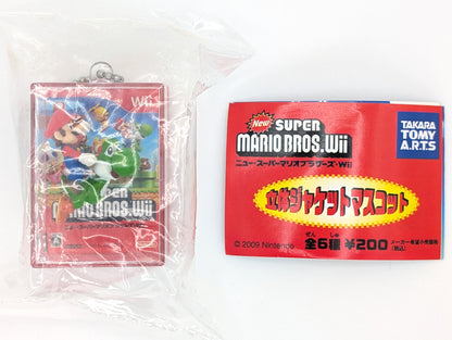 Takara Tomy New Super Mario Bros Wii Spring Jacket Mascot Keychains