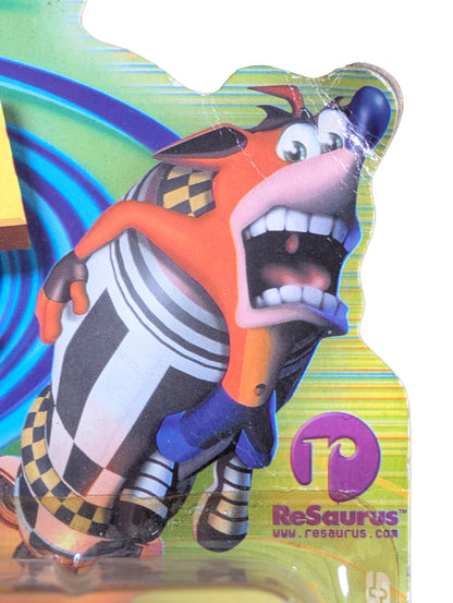 Crash Bandicoot High Flying Pilot Crash Resaurus Figure Boxed