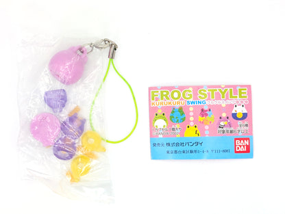 Frog Style Kurukuru Swing Keychain Set Bandai