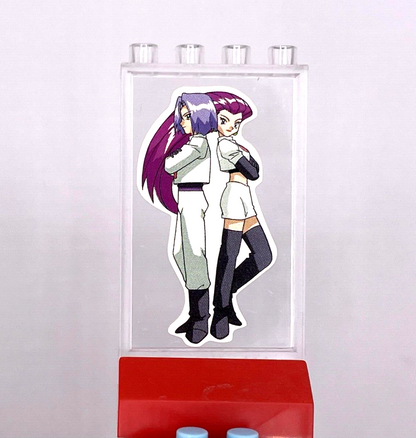 PKMN Poke Block Tomy Team Rocket Magikarp Submarine Meowth Playset Boxed