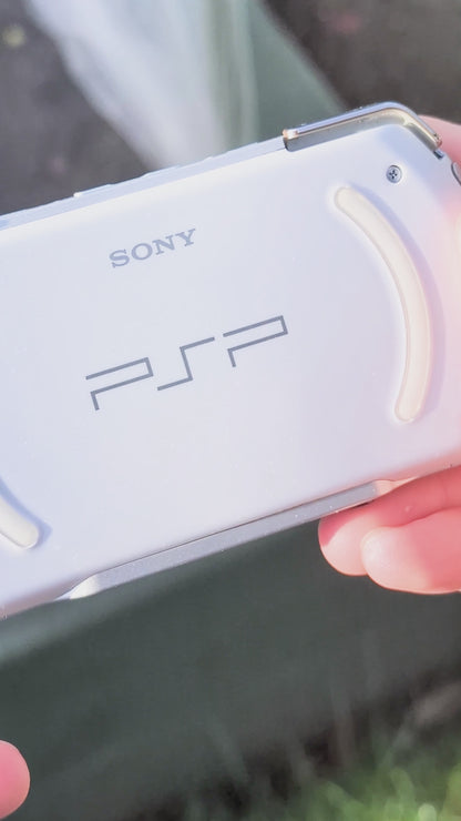 PSP Go White Console + Micro SD Card Mod + Toro Inoue Keychain